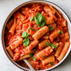 Pasta with sauce